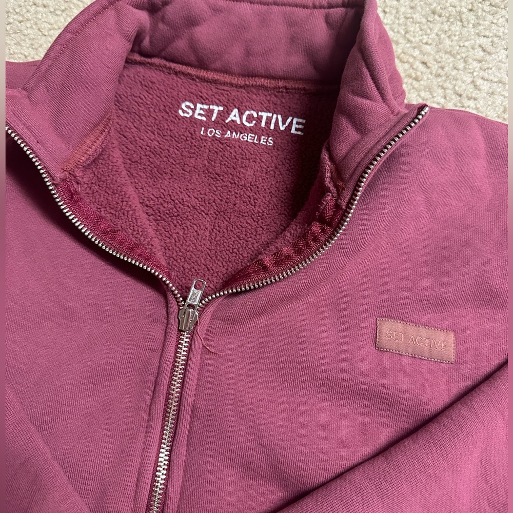 Set Active Quarter Zip Size Small - image 2